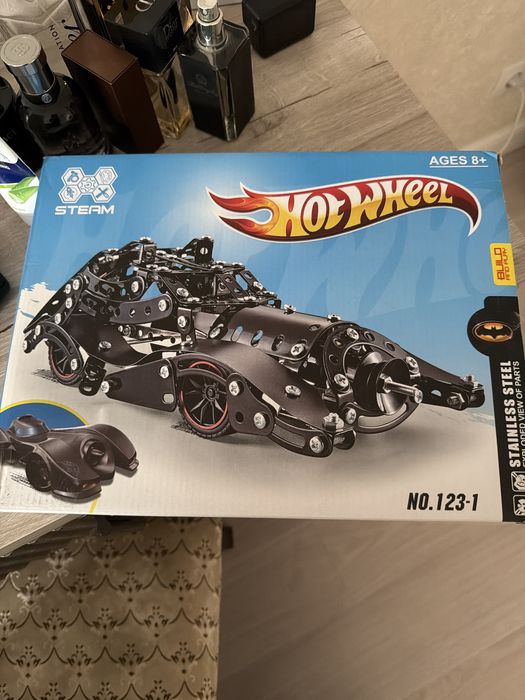 Конструктор метал hot wheel steam no 123-1