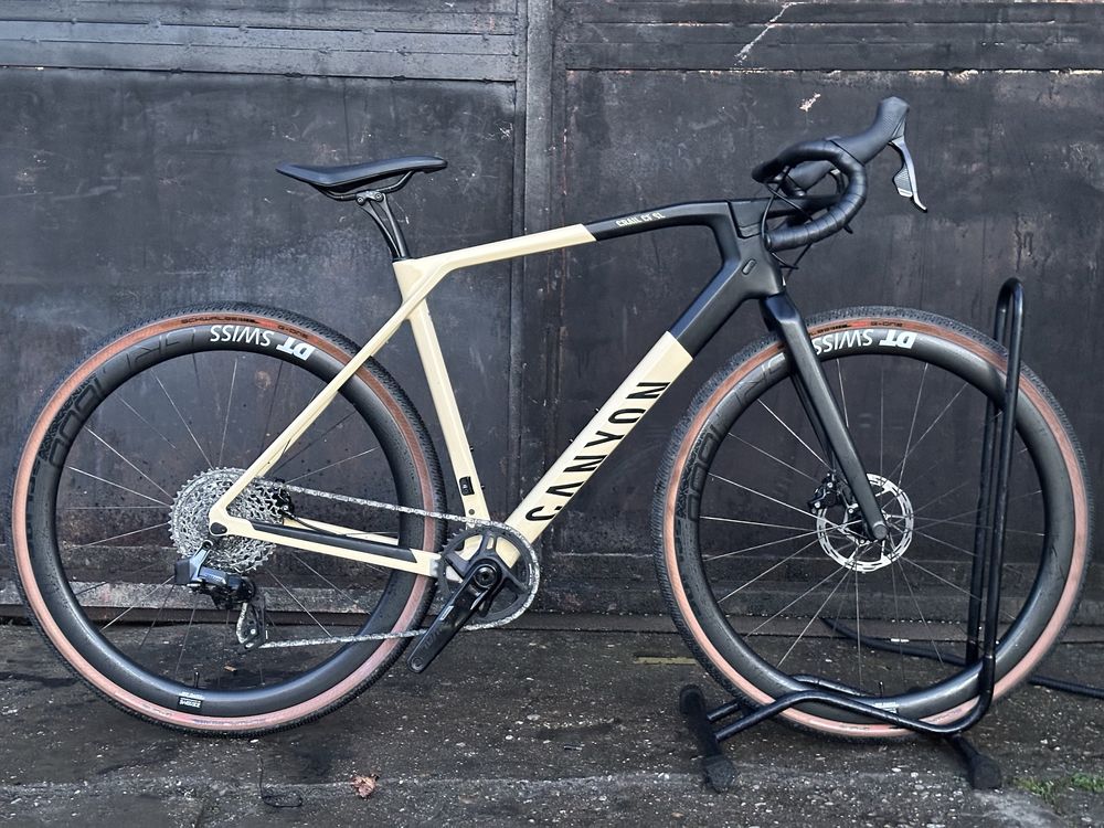 Карбонов велосипед Canyon Grail Cf Sl Sram Rival eTap