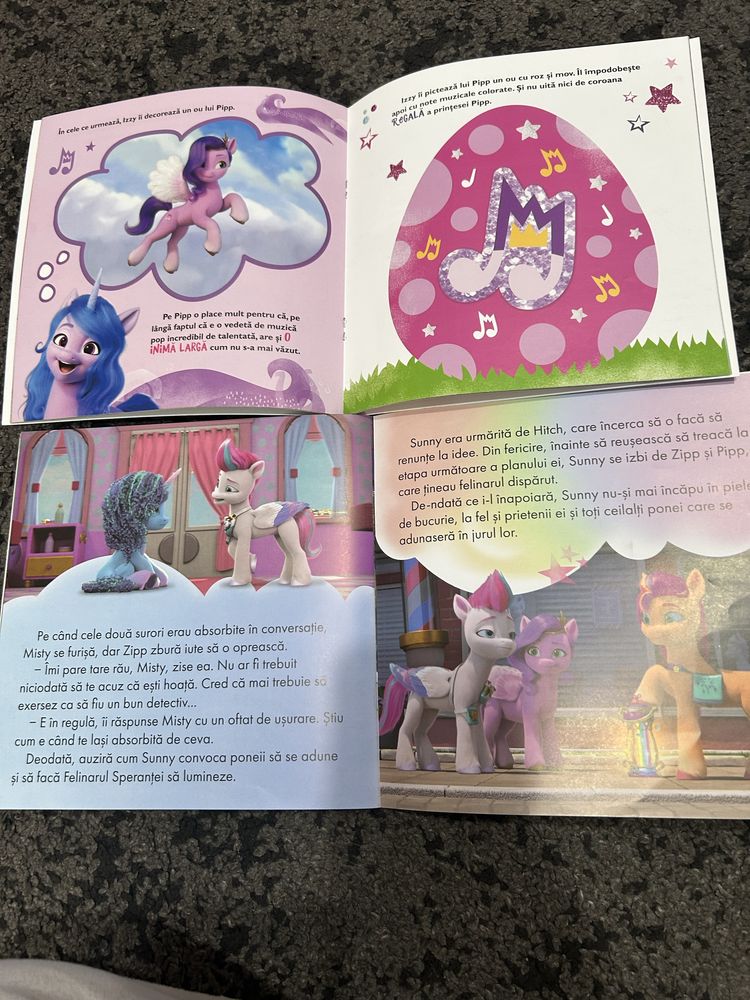 Puzzle + 2 carti little pony