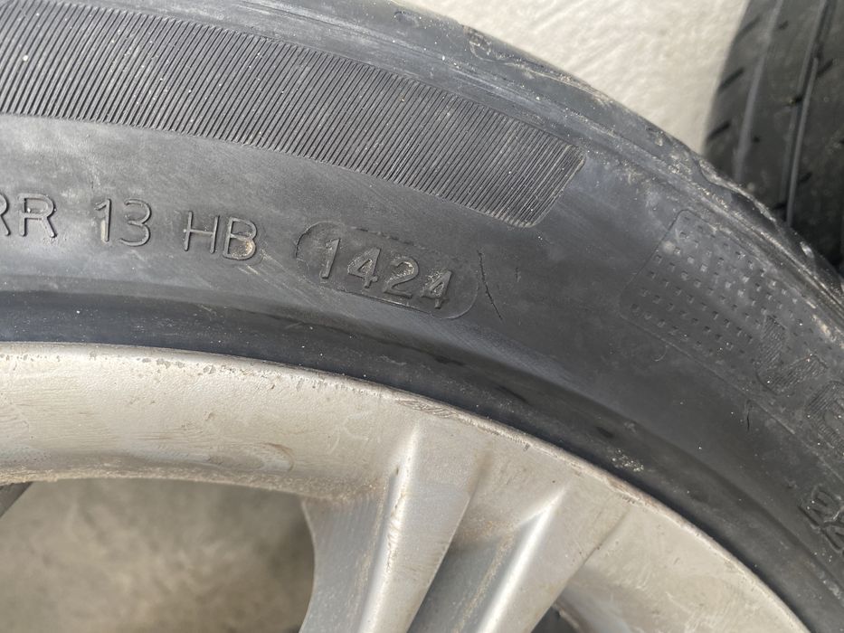 Jante bmw stare buna + cauciucuri vara dot 2024.