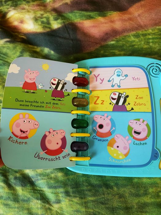 Интерактивна книжка Pepa Pig на немски взик