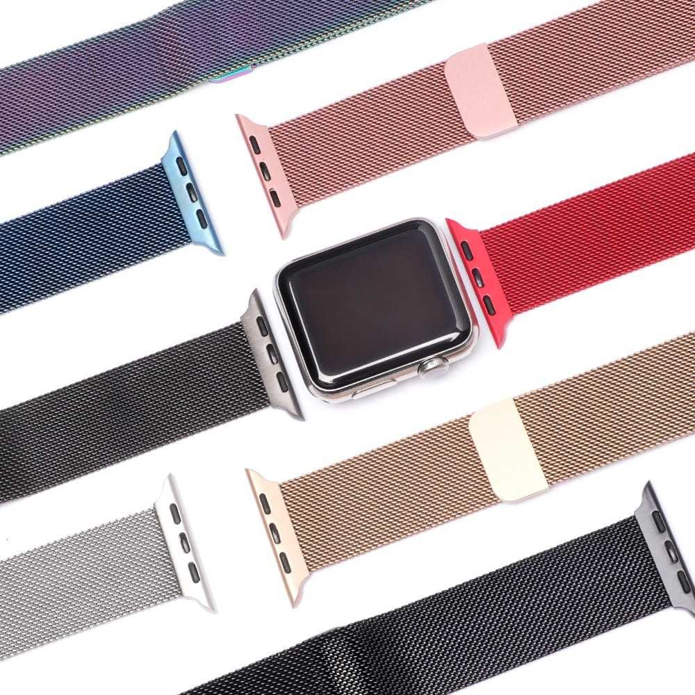 Curea magnetica milanese loop Apple Watch 8 7 6 SE 5 4 3 42mm 44mm 45