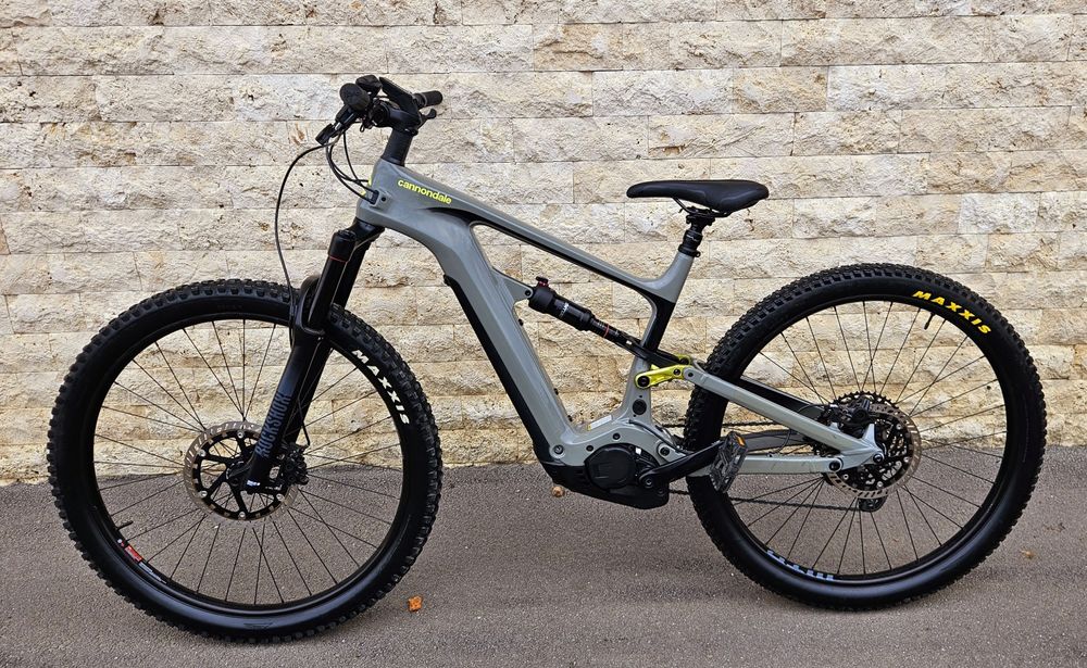 Bicicleta electrica carbon Bosch cannondale habit full suspension