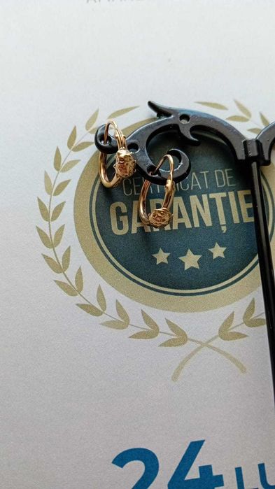 (AG 35) Cercei aur ( pentru copii) 18K B.31640.1 / 753 lei