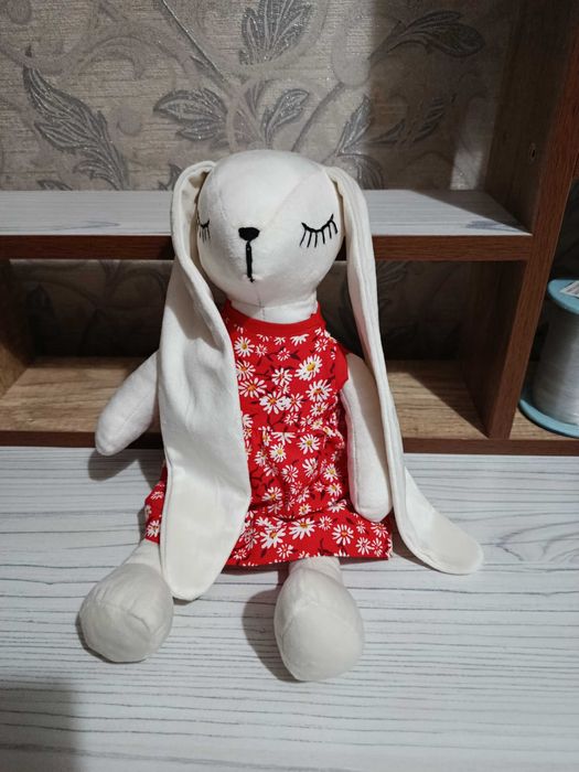 Игрушка мягкая зайка сплюша