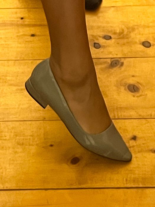 Pantofi gri stilleto