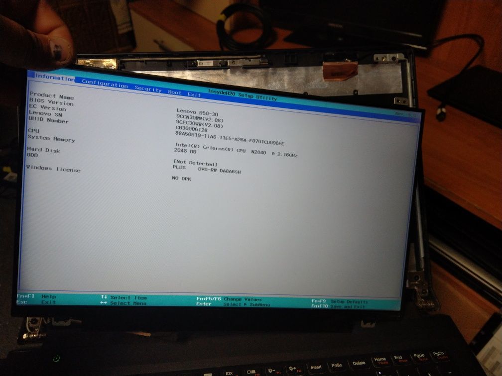 Dezmembrez laptop Asus E406M nu afișează le diaplay
