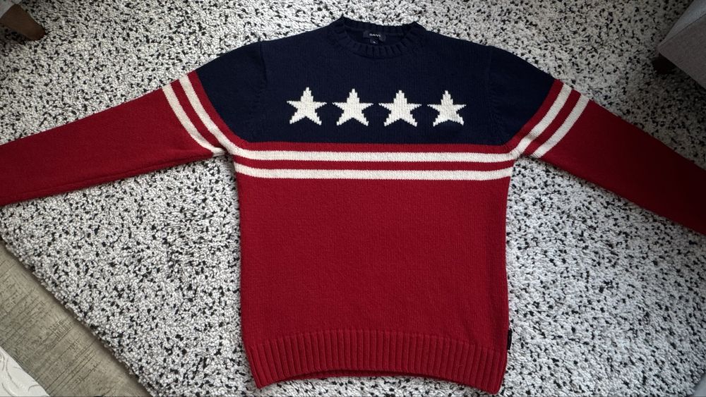 Нов мъжки пуловер Gant размер XL