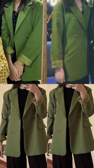 Костьюм, насыщенно зеленого цвета