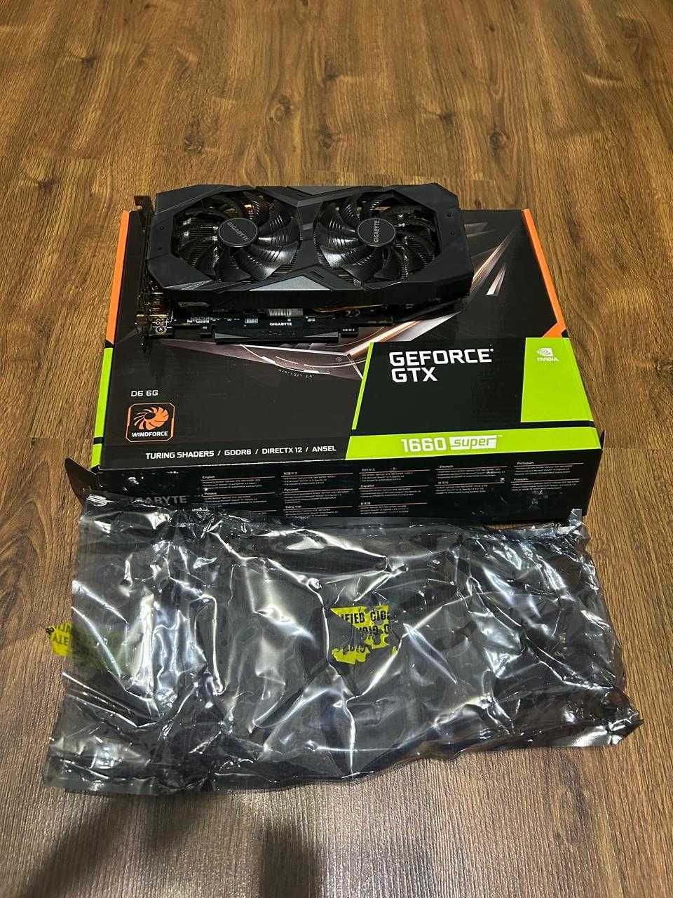 Продам видеокарту NVIDIA Gigabyte 1660 super, в отличном  состоянии.