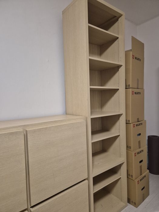 Общо 200лв - Масивни ТВ шкаф, скрин, маса и етажерка