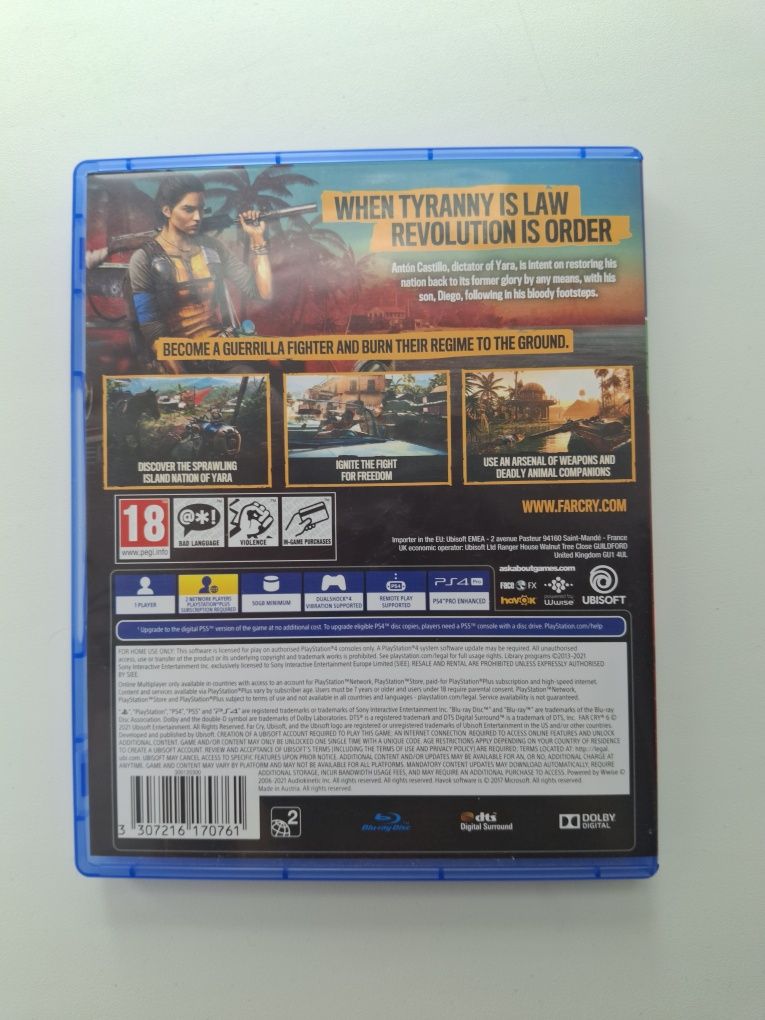 Диск на пс4 FARCRY6
