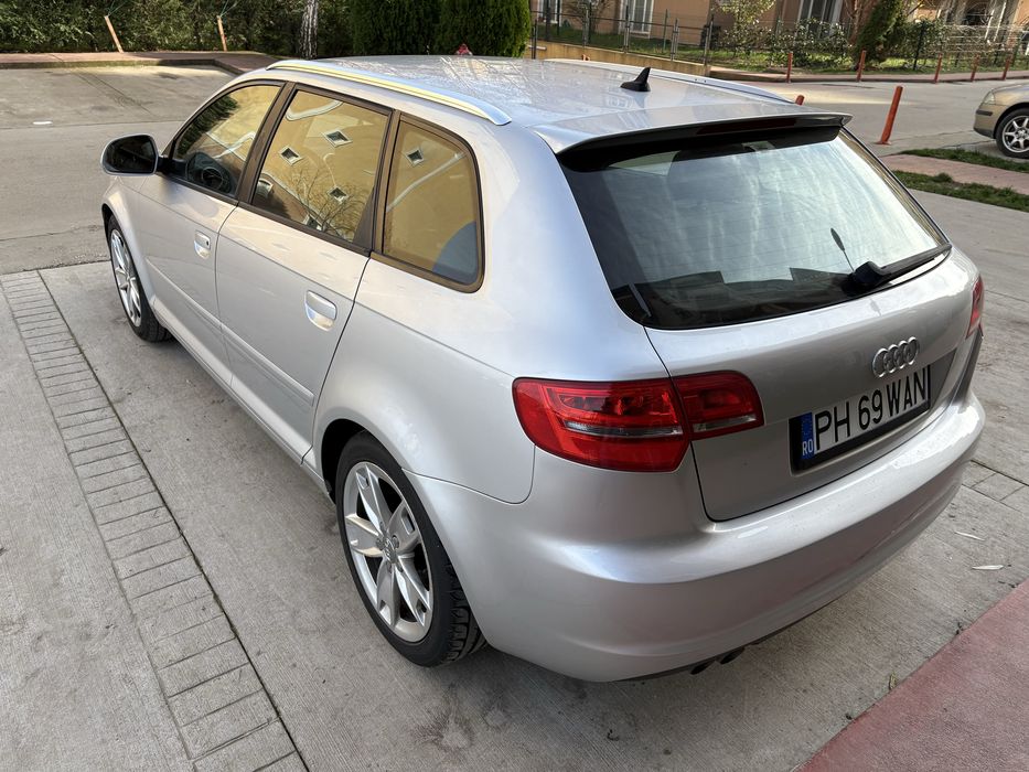Audi A3 facelift 2010, 2000 cm/140cp, diesel cu carte service la zi