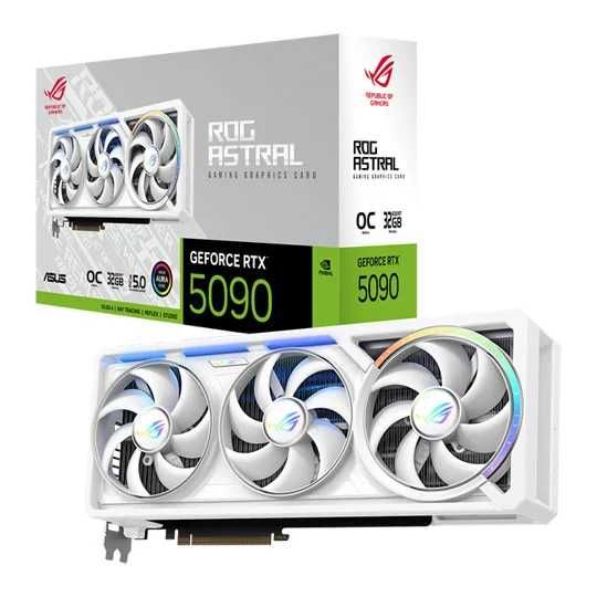 Видеокарта Asus GeForce RTX 5090 ROG Astral OC White 32GB GDDR7