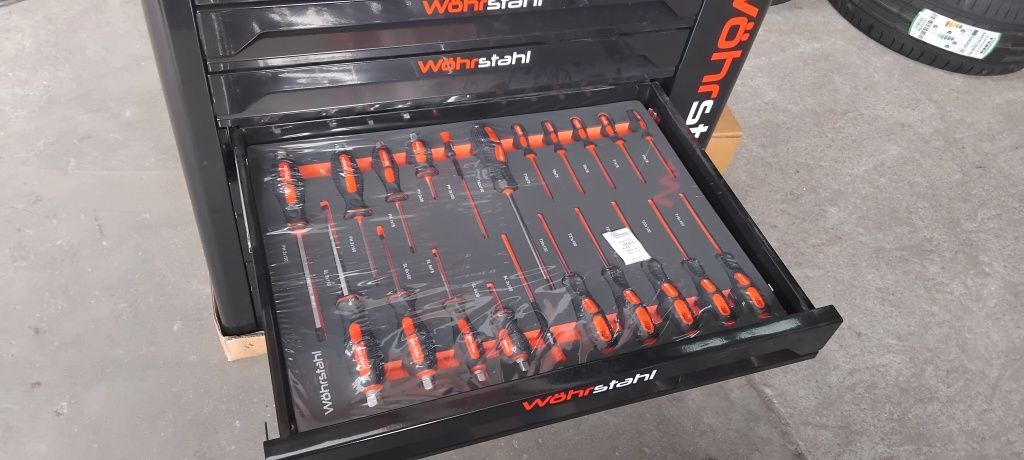 Висококачествена нова немска количка за инструменти Wohrstahl XXL  419