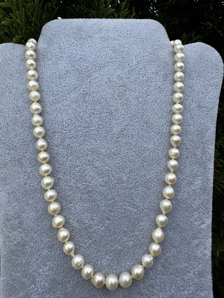 Colier din perle si inchizatoare aur 14 k