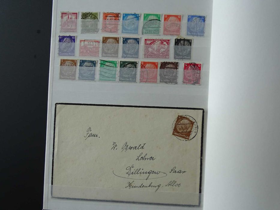 Clasor cu timbre vechi Germania Reich 1900-45, stamp/nestamp, (Lot 66)