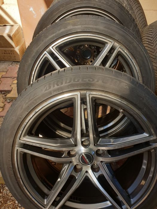 Jante aliaj pentru Opel, diametru  R19,si anvelope  Bridgestone iarna