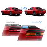Стопове с жълти мигачи за Dodge Challenger 08-14