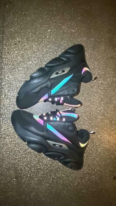 Adidași Dior b22 black rainbow