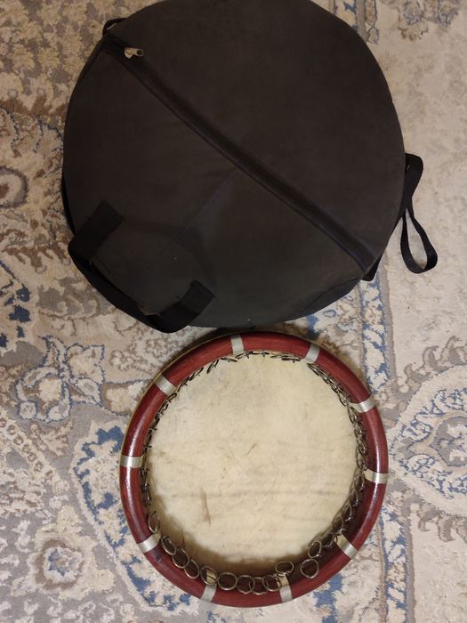 Дойра с чехлом музыкальный инструмент