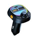 C28 CAR Bluetooth FM трансмитер - 3.1 А, 7 LED светлини, 2xUSB + TYPE