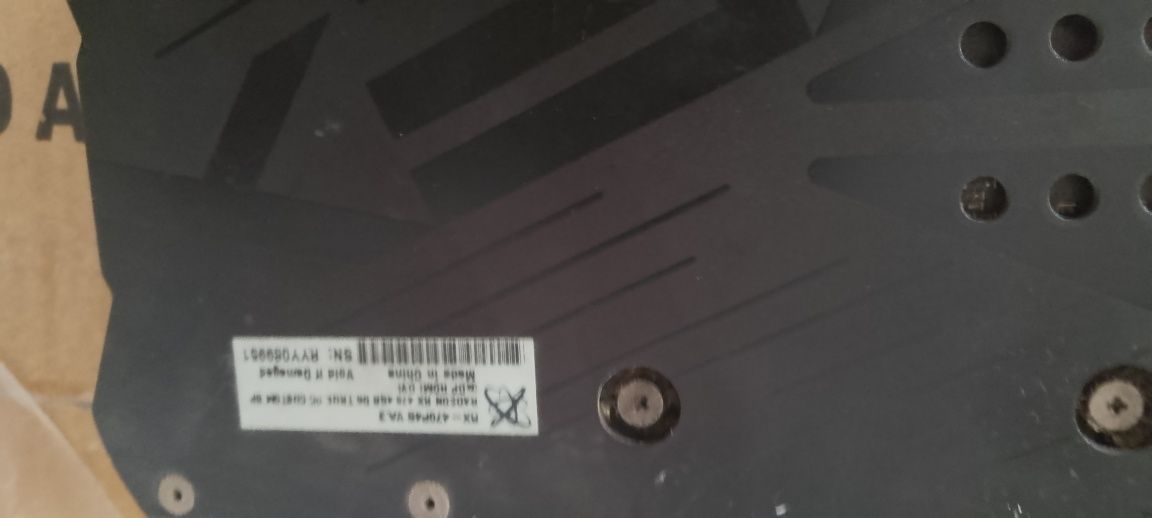 Видео карта Radeon Rx 470 4 gb