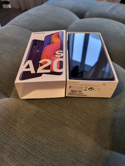 Telefon Samsung Galaxy A20s 32GB Blue cutie originala ca nou