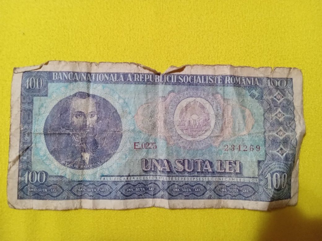 Vand bancnota 100 lei din 1966!!!