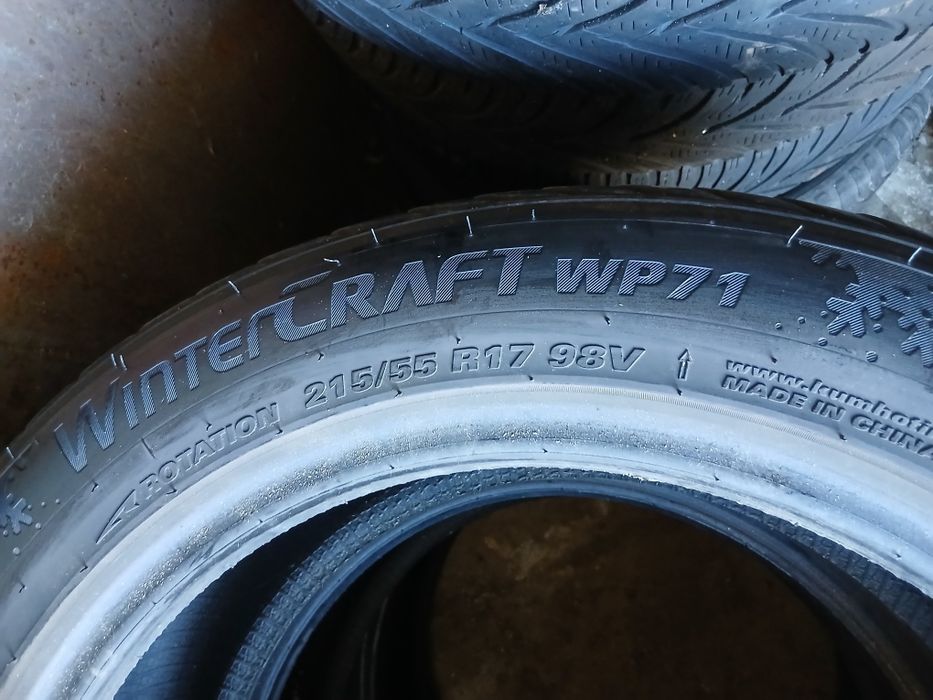 2 cauciucuri de iarna 215 55 r17 wintercraft
