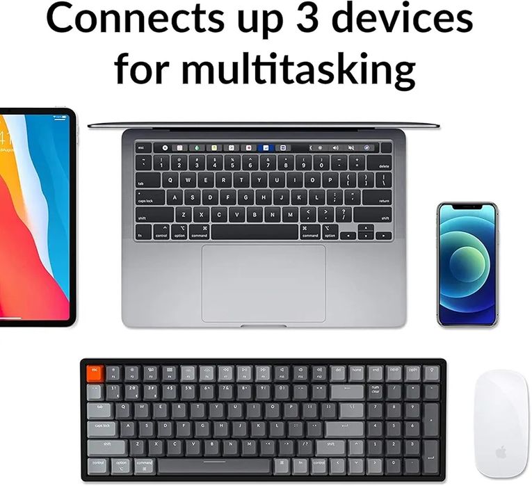 Tastatură mecanică Wi-Fi, Keychron K4C3 RGB, v2, Sigilat!