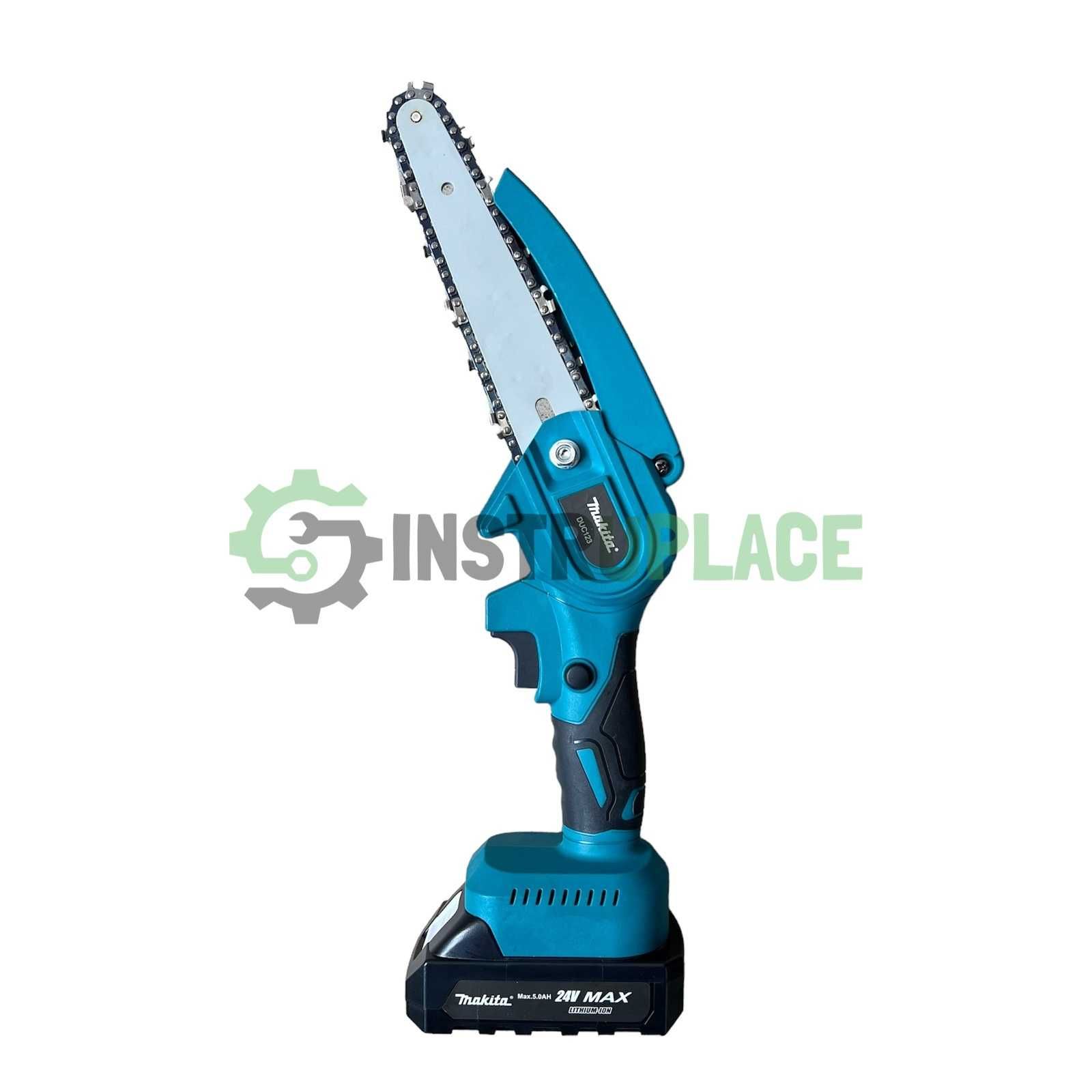 Акумулаторна кастрачка MAKITA 24V Макита резачка 15см. шина 2 БАТЕРИИ