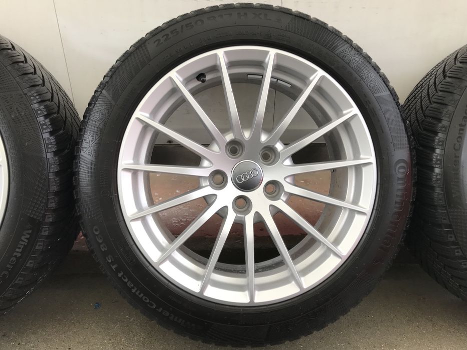 Jante Roti 17 Audi A4 A5 A6 B9 B8 C6 8W 8K anvelope 225 50 R17 M+S