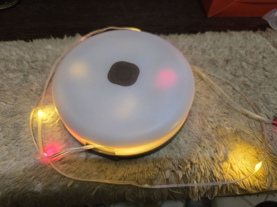 Lampa, decoratiune lumini led solara si cu baterie interna