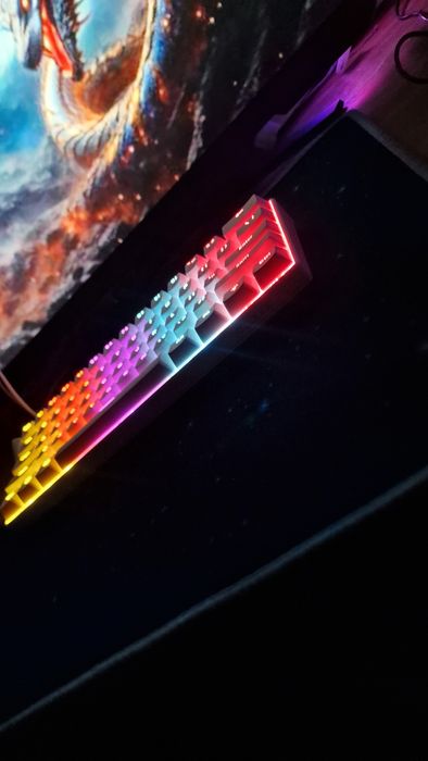 Tastatura/keyboard gaming  mechanica  60% Nacodex cu red keys