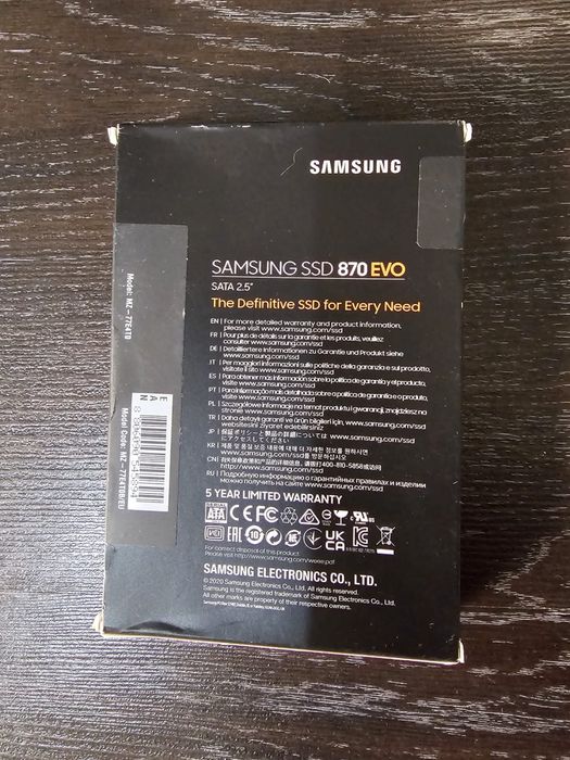 SSD Samsung 870 EVO 4TB – SATA 2.5”, Nou