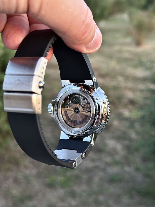 Ulysse Nardin Le Locle Black Dial rubber