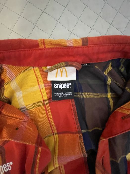 camasa snipes x mc donalds