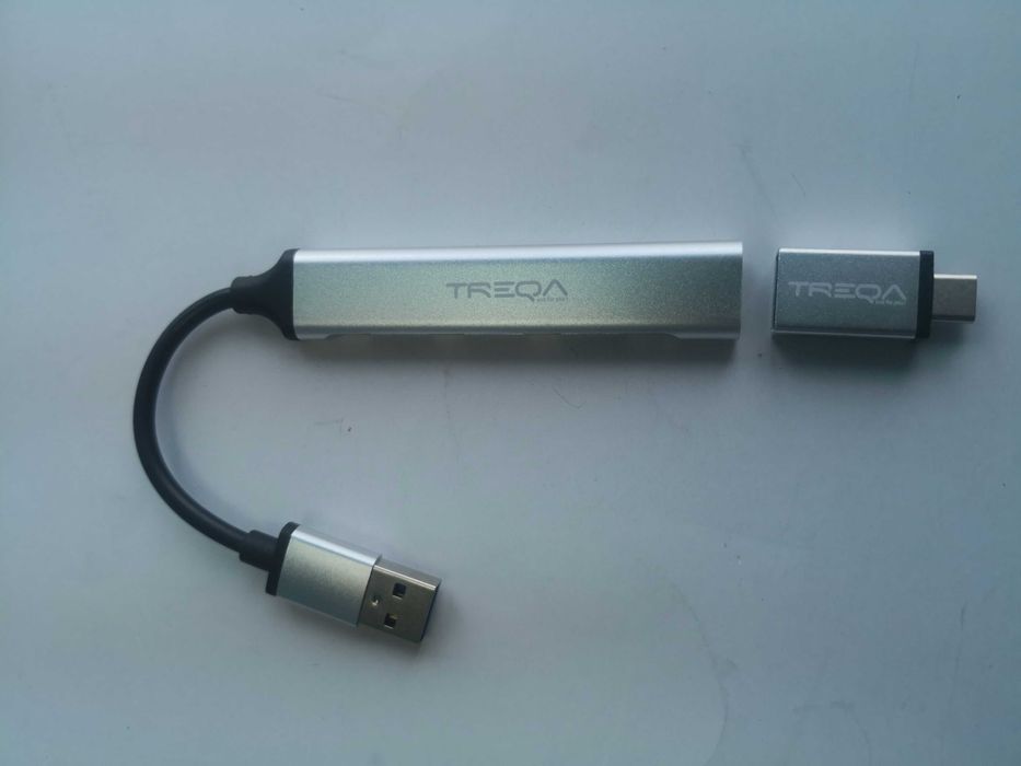 Hub 4-in-1 cu usb 3.0 si adaptor tip c