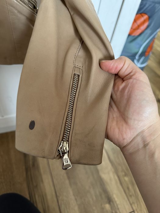 Кожено яко Massimo Dutti