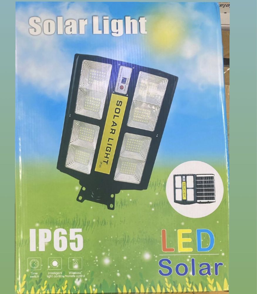 Lampa solară stradala 600W