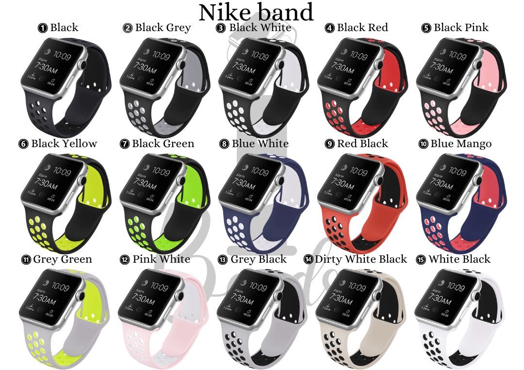 Силиконови каишки Nike за Apple Watch ULTRA/SE2/SE/8/7/6/5/4/3