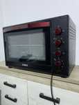 Cuptor electric Samus CS60BRC2, 2000W, 60 litri, Grill, Rotisor. Negru