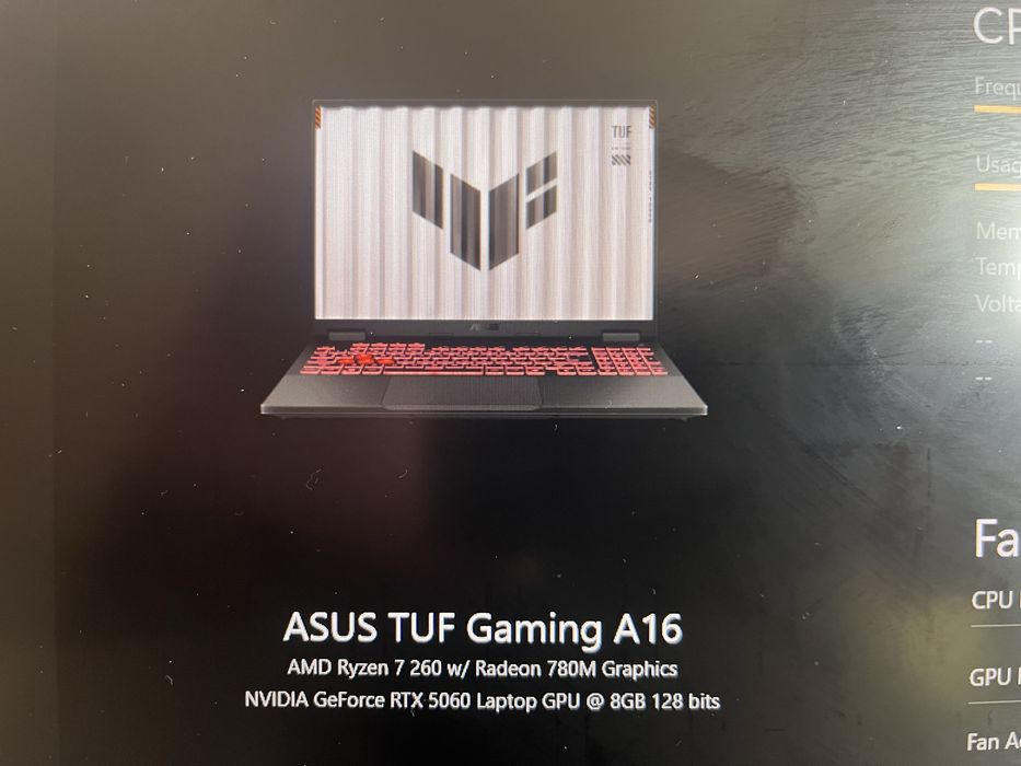 Asus TUF A16 /Ryzen 7 260/NVIDIA RTX 5060/ 2 г. гаранция