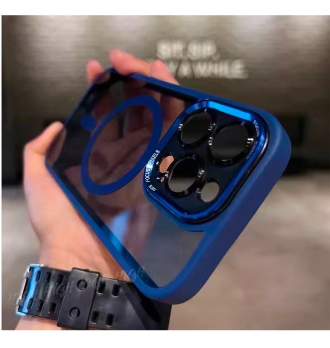 Iphone 13/14/15/16/17 PRO MAX PLUS Husa  Magsafe Hard Case Spate Fumur