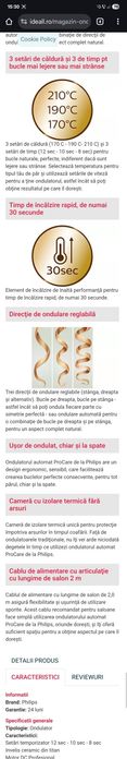 ondulator de par automat Philips ProCare auto curler HPS940/00