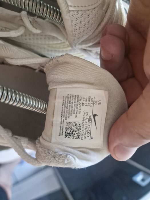 Nike Tn white metalic originali