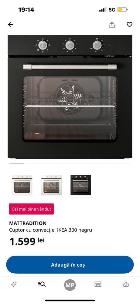Cuptor electric Ikea, stare foarte buna