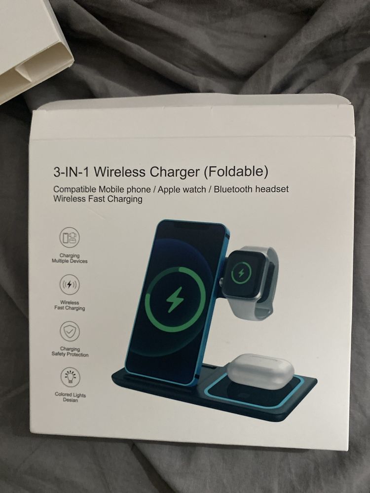 Incarcator Wireless 3in1