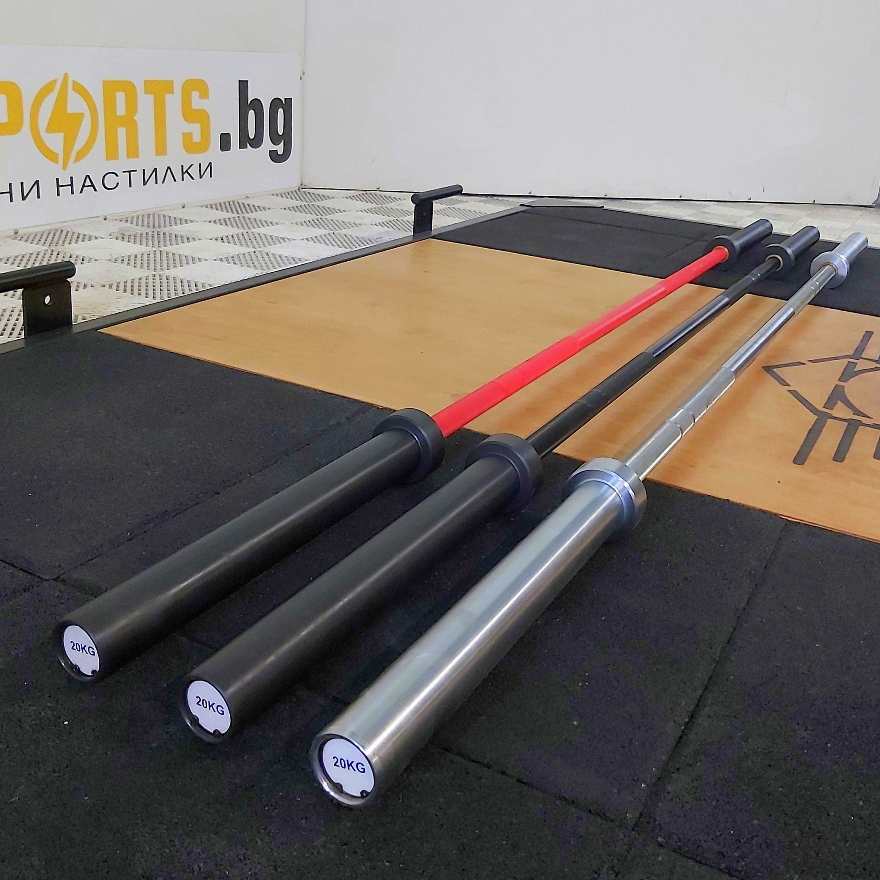 Олимпийски Прав лост Ф50 - 220 см - 20 кг с иглени лагер.